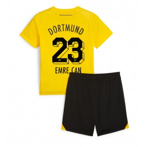 Borussia Dortmund Emre Can #23 Dětské Domácí dres komplet 2023-24 Krátký Rukáv (+ trenýrky)